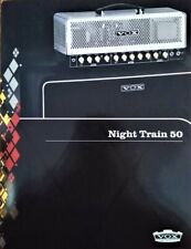 FOLLETO DE AMPLIFICADOR VOX NIGHT TRAIN 50 Y V212NT - ¡RARO! BI-FOLD segunda mano  Embacar hacia Argentina