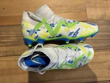 Puma Neymar Boys Football Boots Size 1 White Yellow for sale  Shipping to South Africa