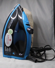 Antiadherente de vapor Hamilton Beach Iron 14343 azul neón negro tamaño completo apagado automático segunda mano  Embacar hacia Mexico