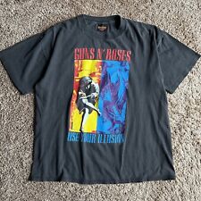Camiseta Vintage Anos 90 Guns N Roses Use Your Illusion Brockum Tour GG Dupla Face comprar usado  Enviando para Brazil