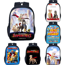 Mochila escolar infantil DC League of Super Pets mochila de viagem mochila de super-herói, usado comprar usado  Enviando para Brazil