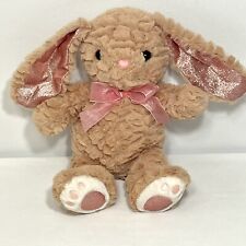 Almofadas de pata orelhas glitter rosa bronzeado pelúcia coelho 12” fita laço Walgreens comprar usado  Enviando para Brazil
