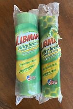 TWO FOR ONE - Lot Of 2 Libman Nitty Gritty 10" Sponge Roller Mop Refill USA Made, used for sale  Shipping to South Africa
