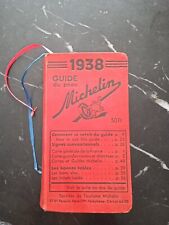 Guide michelin 1938 d'occasion  Paris XIX