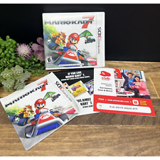 Nintendo 3DS Mario Kart 7, manual, arte de portada e inserciones solamente *Sin juego* segunda mano  Embacar hacia Argentina
