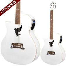 Lindo White Dove Left Handed V2 Electro Acoustic Guitar Preamp Gigbag 10%OFF for sale  BRISTOL