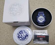 Relógio de porcelana chinês azul e branco CASIO G-SHOCK GA110BWP-2A estojo exclusivo NOVO comprar usado  Enviando para Brazil