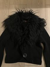 Bershka black fur for sale  ROSSENDALE