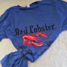 Used, Bella+Canvas Red Lobster Cocktail Lounge Official Unisex Blue T-Shirt Size L for sale  Shipping to South Africa