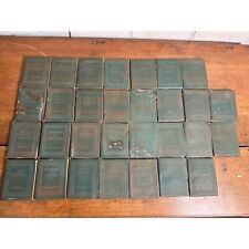 Enorme lote (30) de poemas de libros verdes antiguos de la pequeña biblioteca de cuero de la década de 1920 ++ segunda mano  Embacar hacia Argentina