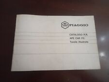 Apecar catalogo ricambi usato  Ladispoli