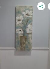 12"x31.5" Canvas Wall Art Floral  for sale  Shipping to South Africa