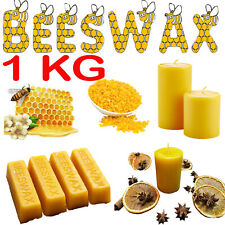 1kg yellow beeswax for sale  WEMBLEY
