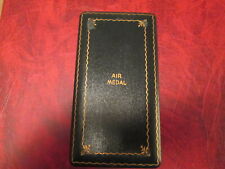 WWII Air Medal empty vintage heavy metal double Line case box for sale  Henryville