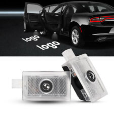 2X White Hellcat Car LED Door Ghost Laser Projector Light For Dodge Charger, used for sale  Shipping to South Africa