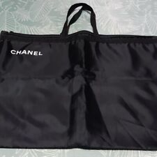 Usado, Bolsa de vestuário Chanel nylon estojo de roupas de viagem preta 50x69cm não usada comprar usado  Enviando para Brazil