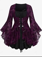 Purple gothic corset for sale  Derry