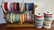 Large Lot of Stampin Up Ribbon 45 Rolls Plus Ribbon Holder for sale  Shipping to South Africa