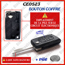 Plip Cle Coque Clef Boitier compatible Peugeot Coffre 207 307 308 407 CE0523 va2 d'occasion  Poitiers