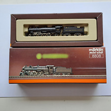 Używany, Märklin mini-club 1:220 lokomotywa parowa skala Z z przetargiem Mikado typ ze światłem nr:8808 oryginalne opakowanie na sprzedaż  Wysyłka do Poland