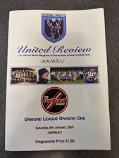 Rossendale united chorley for sale  CHORLEY