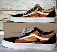 Vans Old Skool Pop Camuflame Naranja Picante Lona Zapatos de Patín Para Hombre Talla 9.5, usado segunda mano  Embacar hacia Mexico