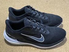 Nike Air Winflo9 Men's Running Shoes, Black/White/Dark Grey DD6203-001 Size 9 UK, used for sale  Shipping to South Africa