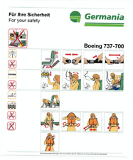 Safety card germania d'occasion  Châteauneuf-en-Thymerais