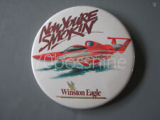 1990 WINSTON EAGLE UNLIMITED HYDROPLANE BOAT RACING 4" BUTTON BADGE for sale  Lima
