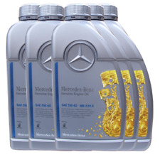 OLIO MOTORE 5W40 ORIGINALE MERCEDES - BENZ MB 229.5  5 LITRI LT comprar usado  Enviando para Brazil