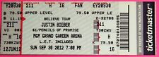 BOLETO USADO DE CONCIERTO ORIGINAL JUSTIN BIEBER BELIEVE TOUR, MGM GRAND LAS VEGAS 2012 segunda mano  Embacar hacia Mexico