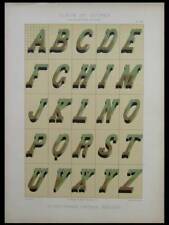 Lettres alphabet 1900 d'occasion  Rennes-