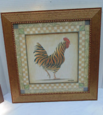 Vintage framed rooster for sale  Middleburg