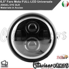 Luce Faro Moto 6.5" Full Led Universale Custom Cafe Racer Scrambler H64 usato  Reggio Emilia