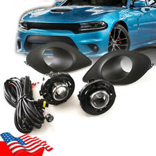 Para Dodge Charger 2015-2022 para-choque dianteiro lâmpadas de farol de neblina de LED com kit de interruptor de fiação comprar usado  Enviando para Brazil