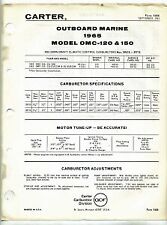 120 carb omc for sale  Colorado Springs