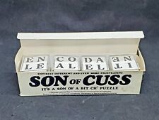 Usado, Quebra-cabeça de palavras vintage "Son Of Cuss" jogo quatro letras 1980 feito na Inglaterra festa comprar usado  Enviando para Brazil
