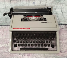 Olivetti Underwood Lettera 31 Typewriter Instructions Italy Gray With Green Case for sale  Shipping to South Africa
