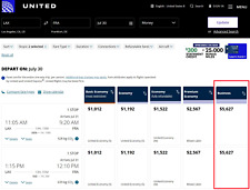 United Airlines 1K, Premier Platinum, Star Alliance Gold, LAX-FRA Business Class segunda mano  Embacar hacia Argentina