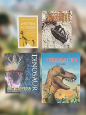Lote de 4 libros de dinosaurios y épocas prehistóricas - ¡Perfectos para una variedad de edades! segunda mano  Embacar hacia Argentina