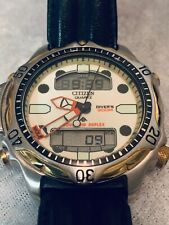 Usado, Relógio masculino vintage Citizen Aqualand mergulhador duplex 200M quartzo C506-E80419 TA  comprar usado  Enviando para Brazil