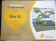 Rosewood Pico XL Hamster Cage, Loft Bed Water Bottle Wheel Food Bowl or Shavings for sale  SWANSEA