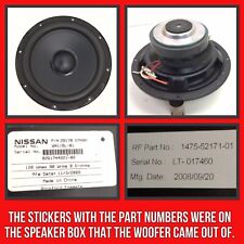 Rockford Fosgate / Nissan 8" Subwoofer OEM Replacement for Sub Box Enclosure for sale  Shipping to South Africa