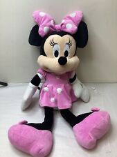 Exclusivo Minnie Mouse 28"" Peluche Rosa Grande Jumbo Ojos Suaves Exclusivos de la Tienda Disney A109 segunda mano  Embacar hacia Mexico