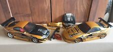 Used, 2 X 1/18 Hot Wheels Toyota Supra Tunerz Custom Bodykit Diorama Extras Modified for sale  Shipping to South Africa
