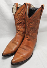 Botas de cowboy JACA BOTAS couro ocidental bronzeado tamanho MÉXICO 28 1/2- EUA 9,5 comprar usado  Enviando para Brazil