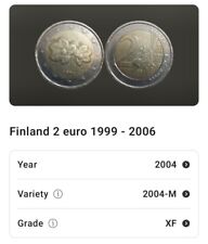 Moneta euro finlandia usato  Como