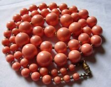 Vintage pink beads for sale  TWICKENHAM