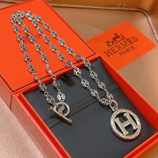 Hermes necklace disc for sale  Shipping to Ireland