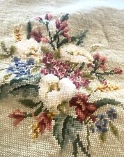 Vintage needlepoint floral for sale  Arlington